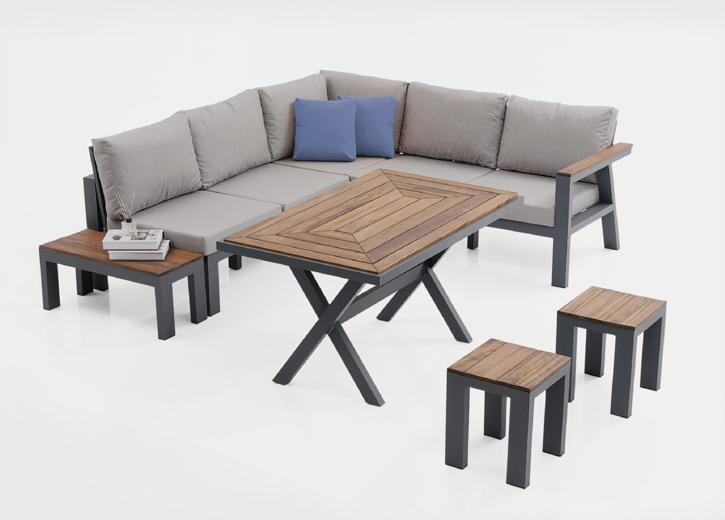 AMSTERDAM  ALÜMİNYUM 3’LÜ TAKIM